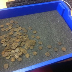 The Haxby Hoard started as a large, indistinguishable blob of coins