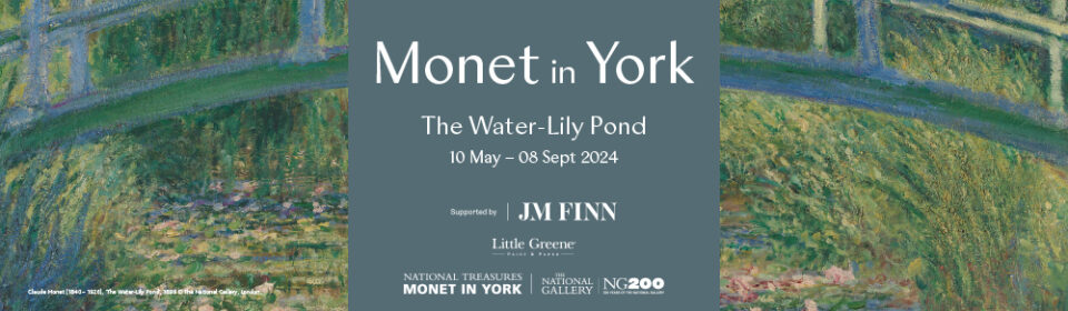 A talk about York Art Gallery’s exhibition National Treasures: Monet in York, at Burnby Hall Gardens & Museum